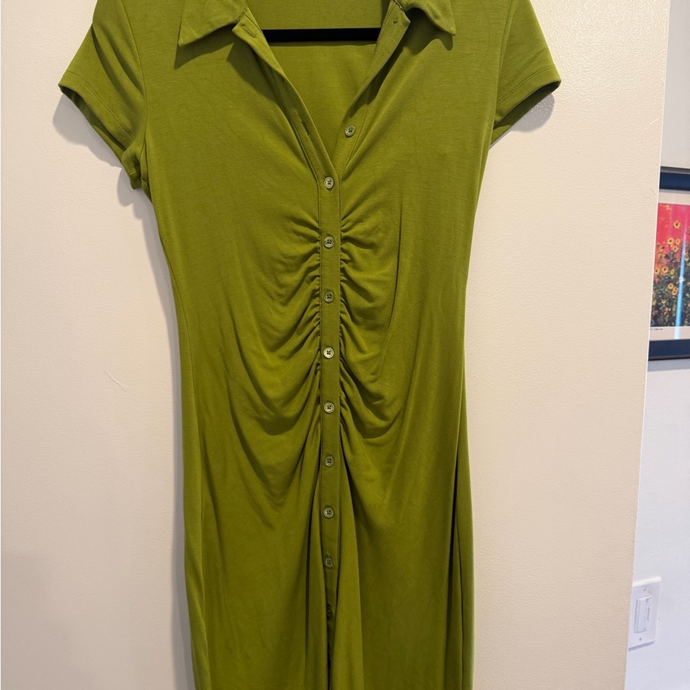 Wilfred Green Midi Dress
